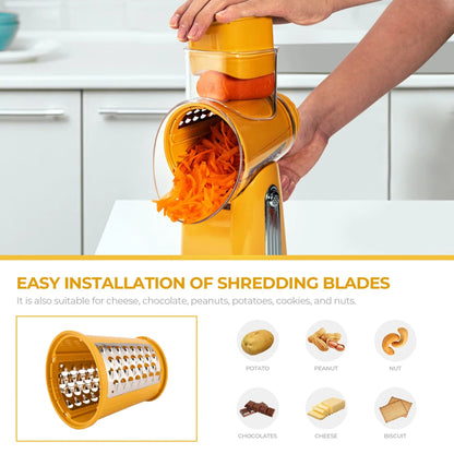 5 in 1 Gourmet Rotary Cheese Grater