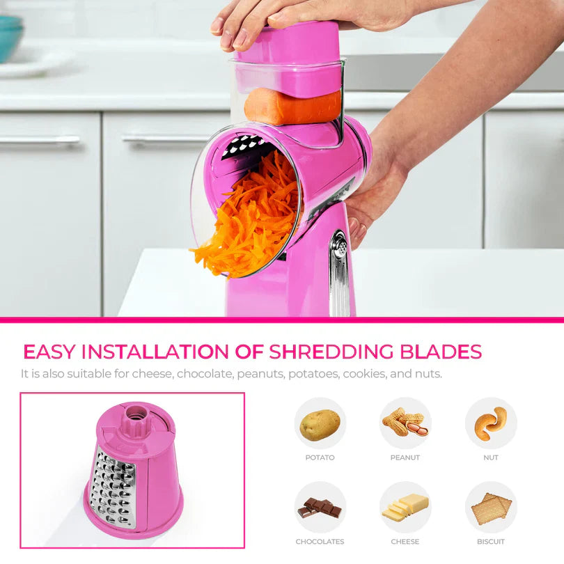 5 in 1 Gourmet Rotary Cheese Grater